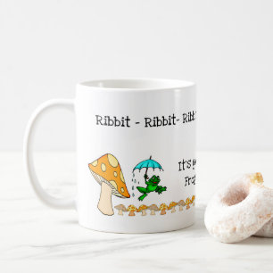 Mug Grenouille, Champignons, Musique Ribbit