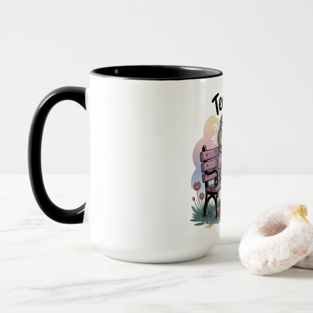 Mug Grenouille Confortable Assise Comme un Humain – Ca (Avec donut)