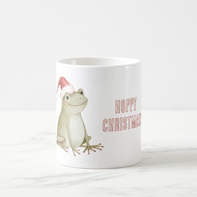 Mug Grenouille de Noël heureuse (Centre)