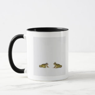 Mug Grenouille de roi et de reine regardant l'un