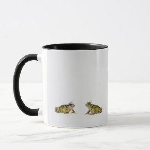 Mug Grenouille de roi et de reine regardant l'un