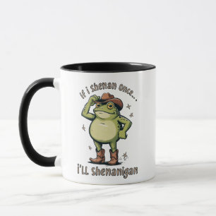 Mug Grenouille de santé mentale drôle Shenanigan
