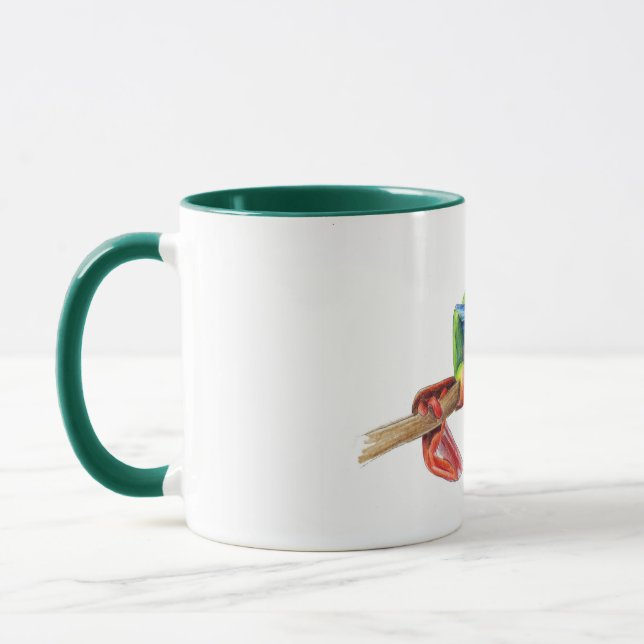 Mug Grenouille des arbres Treefrog jolie illustration  (Gauche)