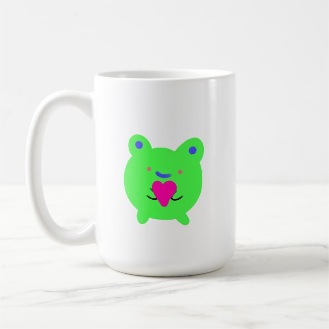 Mug Grenouille douce au coeur (Gauche)