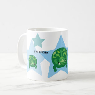 Mug grenouille en colère mignonne
