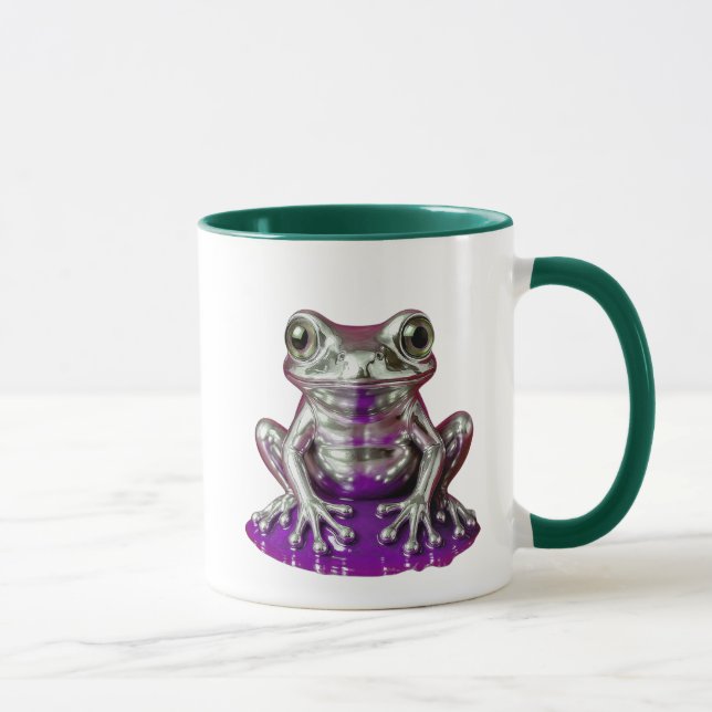 Mug grenouille figurine argent  (Droite)