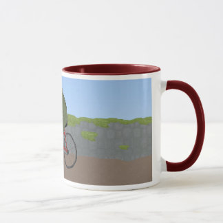 Mug Grenouille gentilhomme sur une moto