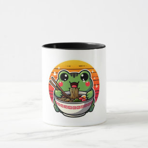 Mug Grenouille Kawaii Abattage Ramen nouilles Anime co