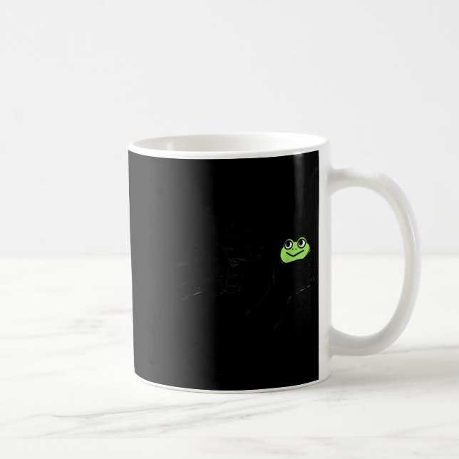 Mug Grenouille malhonnête Mème de grenouille drôle Se  (Droite)