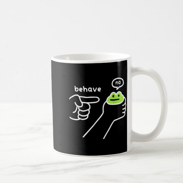 Mug Grenouille malhonnête Mème de grenouille drôle Se  (Droite)