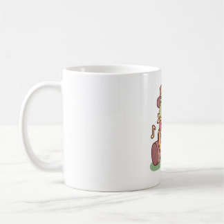 Mug Grenouille Mignonne Avec Chapeau de Cowboy et Guit