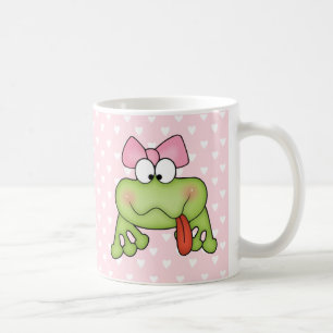 Mug Grenouille mignonne de fille de Toadally