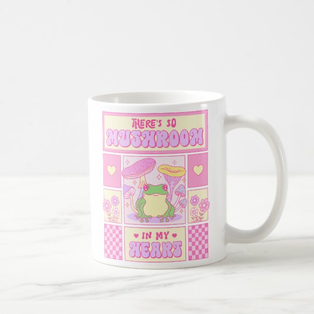 Mug Grenouille mignonne et champignons - Amusante roma (Droite)