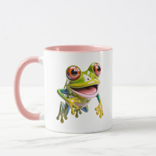 Mug Grenouille Mignonne Kawaii Grenouille des Arbres 3