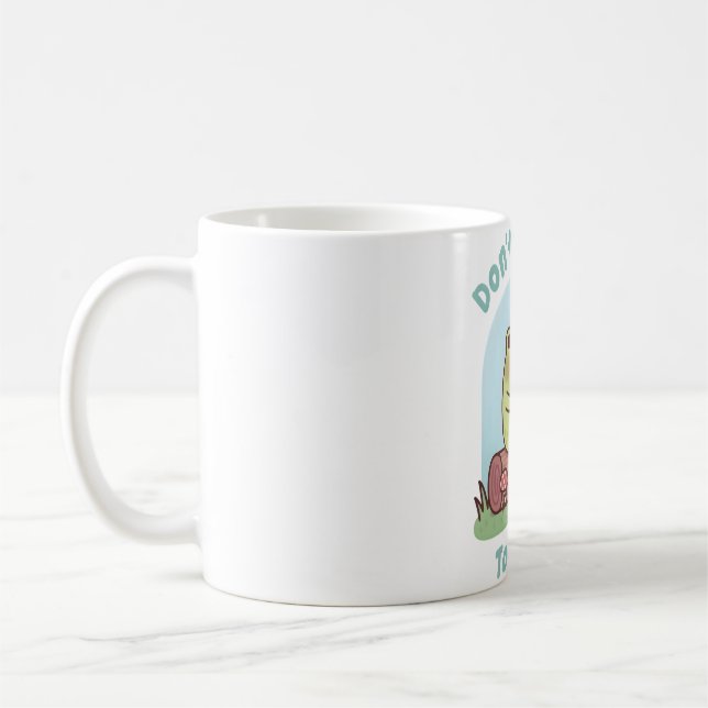 Mug Grenouille Mignonne Lisant Heureusement N'oubliez  (Gauche)