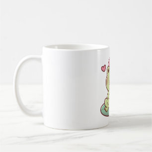 Mug Grenouille Mignonne qui Lèche une Crème Glacée