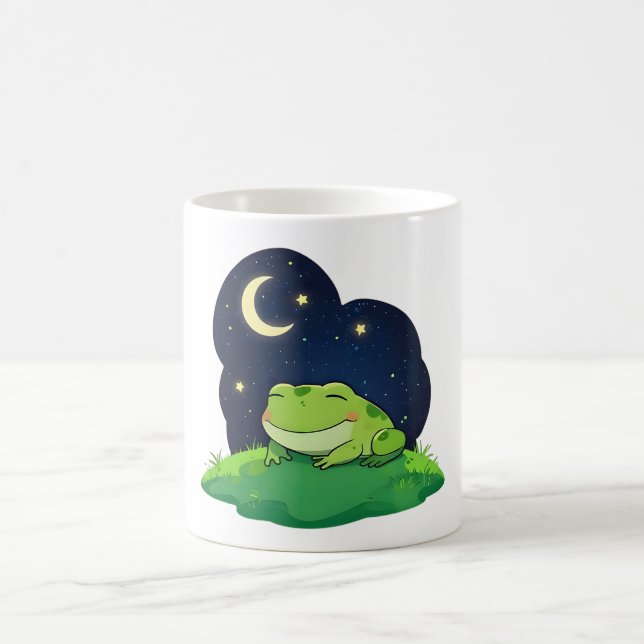Mug Grenouille mignonne regardant les étoiles Design d (Centre)