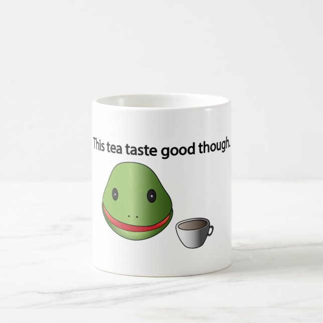 Mug Grenouille que ce goût de thé bon attaquez (Centre)