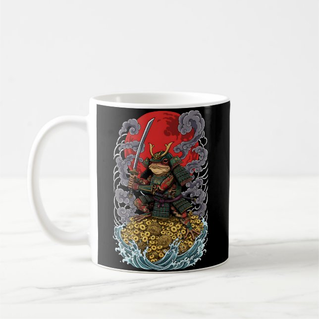 Mug Grenouille Samouraï de la Fortune – Art du Guerrie (Gauche)