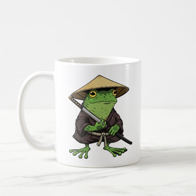 Mug grenouille samouraï japonaise (Gauche)