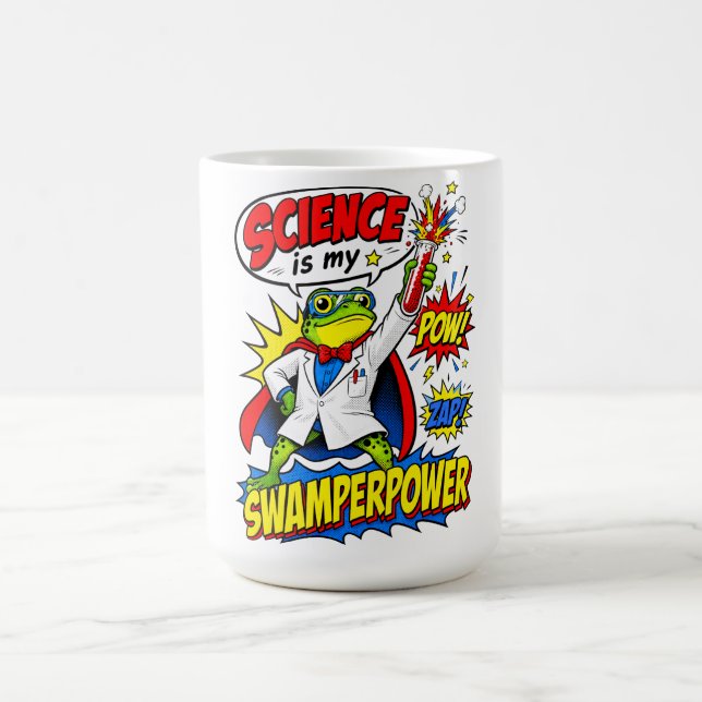 Mug Grenouille Scientifique Pop Art La Science Est Mon (Centre)