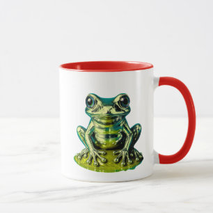 Mug grenouille vert chrome
