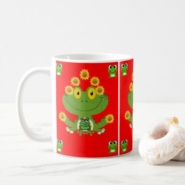 Mug grenouilles (Avec donut)