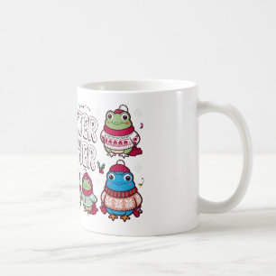 Mug "Grenouilles en temps doux - Festive et cosy"