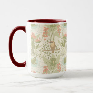 Mug Grenouilles et oiseaux de la jungle douce