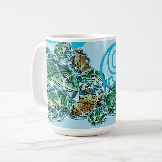 Mug Grenouilles Frosty Hommage à Cirno du Projet Touho (Devant gauche)