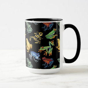 Mug Grenouilles sur noir