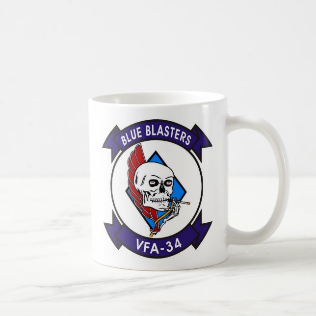 Mug Grève/tasse escadron de chasse VFA-34 (Droite)