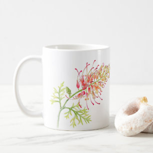 Mug Grevillea aquarelle fleur aquarelle art
