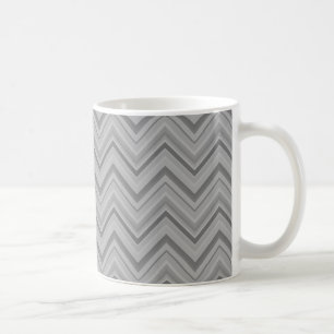 Mug Grey stripes zigzag