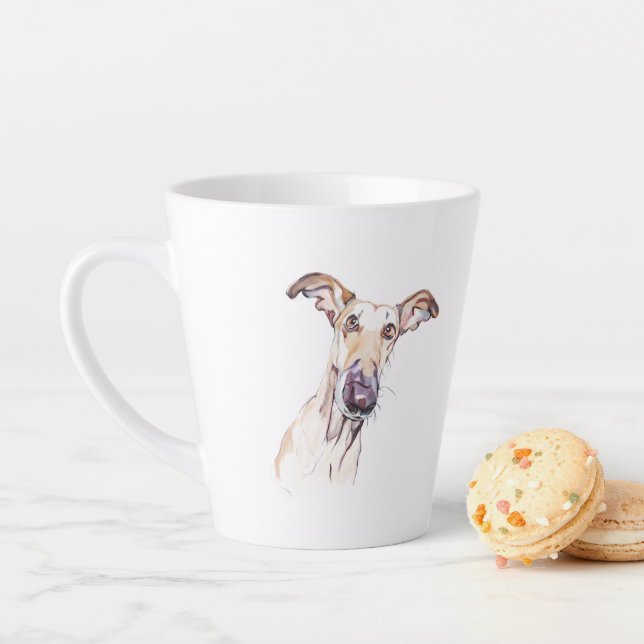 Mug Greyhound –  Mug Café pour Maman de Chien (En situation)