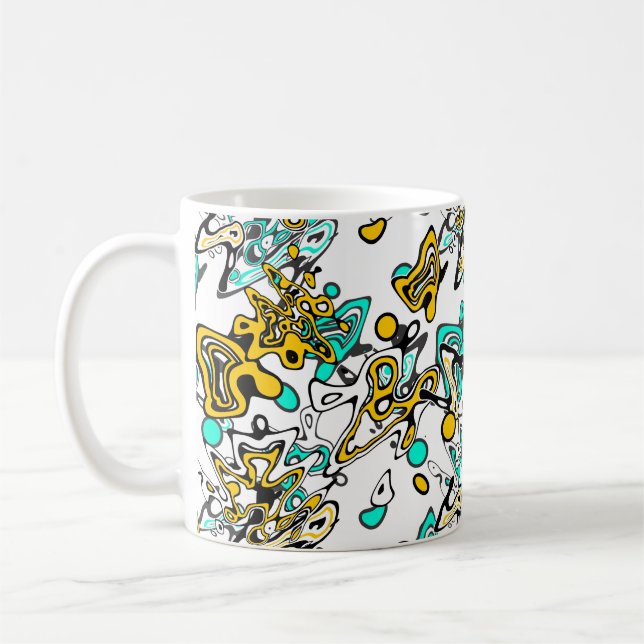 Mug Gribouillis, abstrait (Gauche)