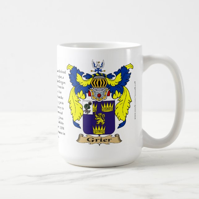 Mug Grier, l'origine, la signification et la crête (Droite)