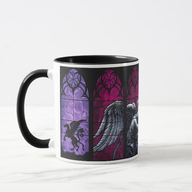 Mug Griffin, Ange, Gargouille & Crâne Gardiens Gothiqu (Gauche)