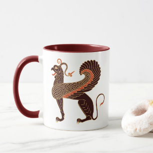 Mug Griffin de la bête mythologique grecque antique