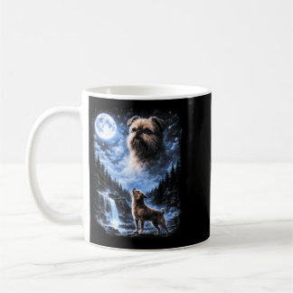 Mug Griffon de Bruxelles Hurleur à la Lune Rétro 90s C
