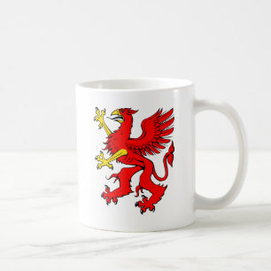 Mug Griffon/griffon/Gryphon rouges
