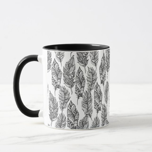 Mug Griffonnage doux de plumes (Gauche)