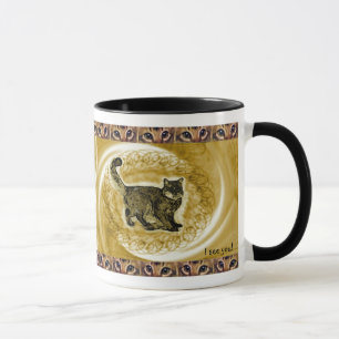 Mug Griffonnages somaliens de chat d'ICU