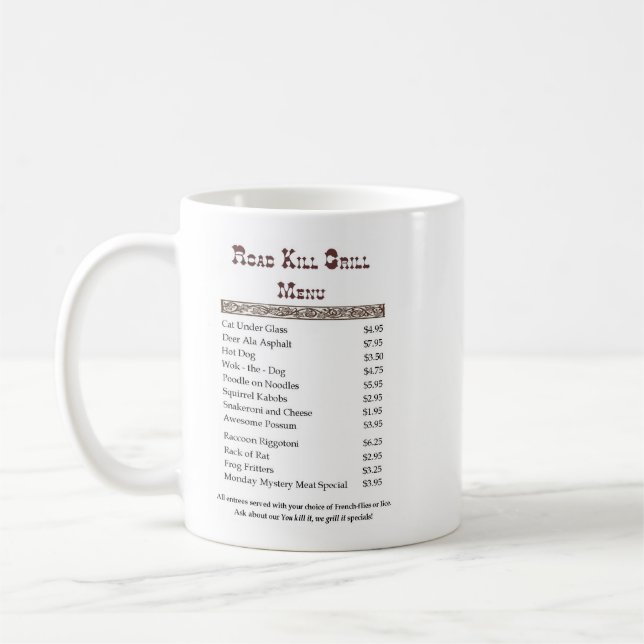 Mug Gril d'animaux écrasés (Gauche)