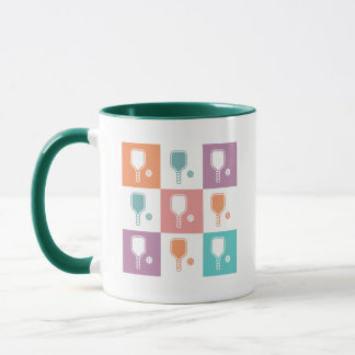 Mug Grille de raquette de pickleball