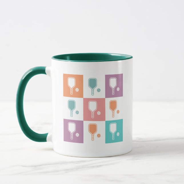 Mug Grille de raquette de pickleball (Gauche)