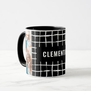 Mug Grille noire et blanche 4 photo moderne minimalist