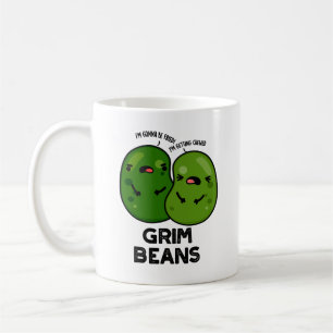 Mug Grim Beans Drôles de jeux de mots sur les légumes 