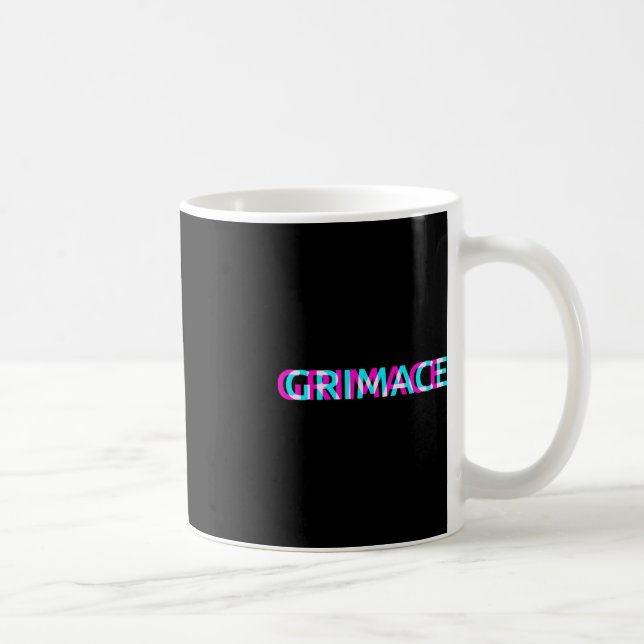 Mug Grimace Edgy - Grunge esthétique Emo Pastel Goth H (Droite)