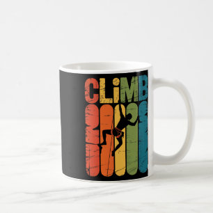 Mug Grimpeur de roche Grimpeur d'escalade Vintage Boul